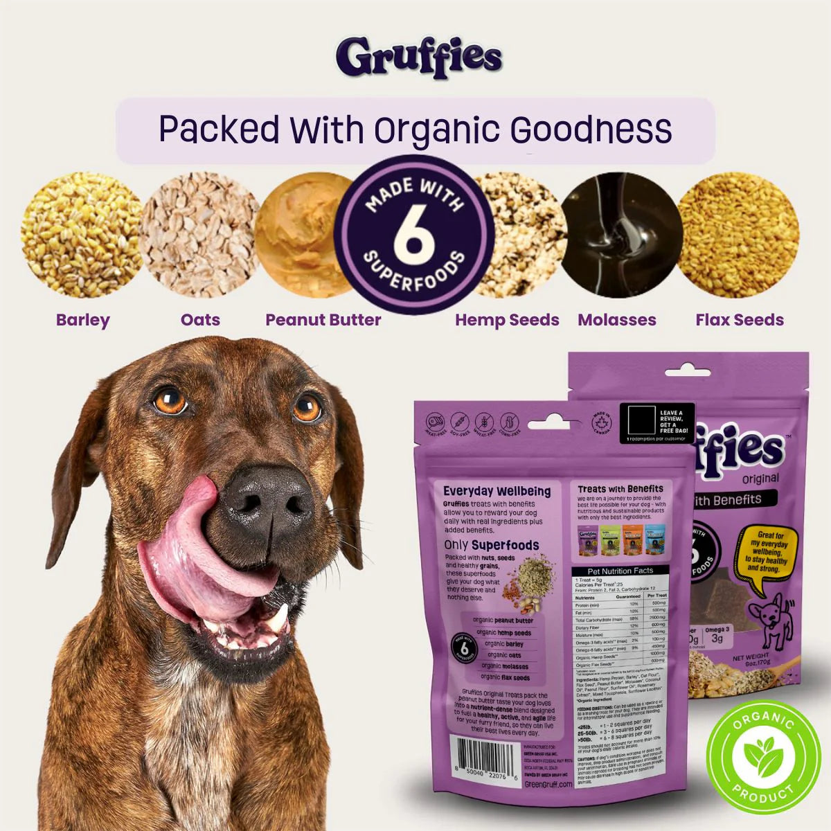 All-Natural Dog Treats With Superfoods