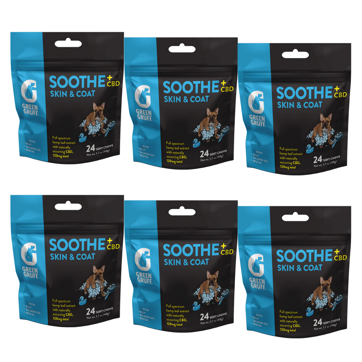 Skin & Coat CBD Supplements For Dogs