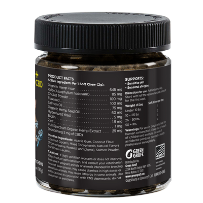 Skin & Coat CBD Supplements For Dogs