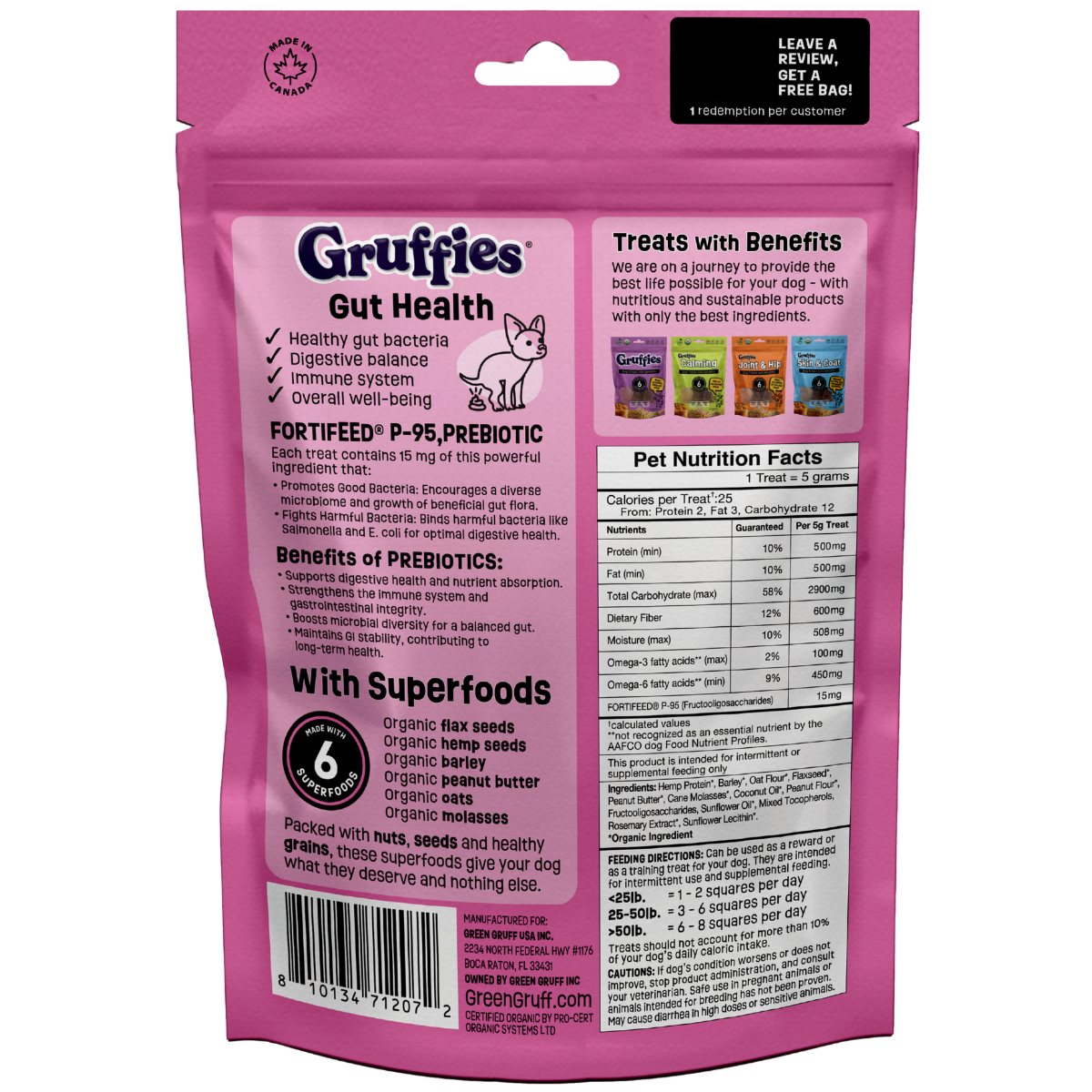 All-Natural Dog Treats With Superfoods
