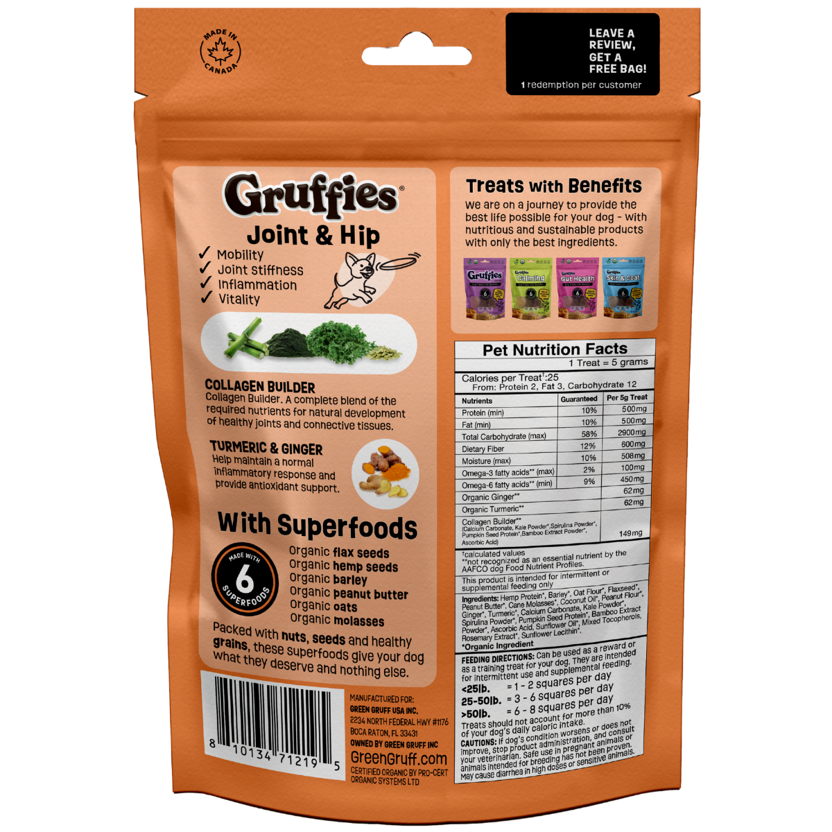 All-Natural Dog Treats With Superfoods