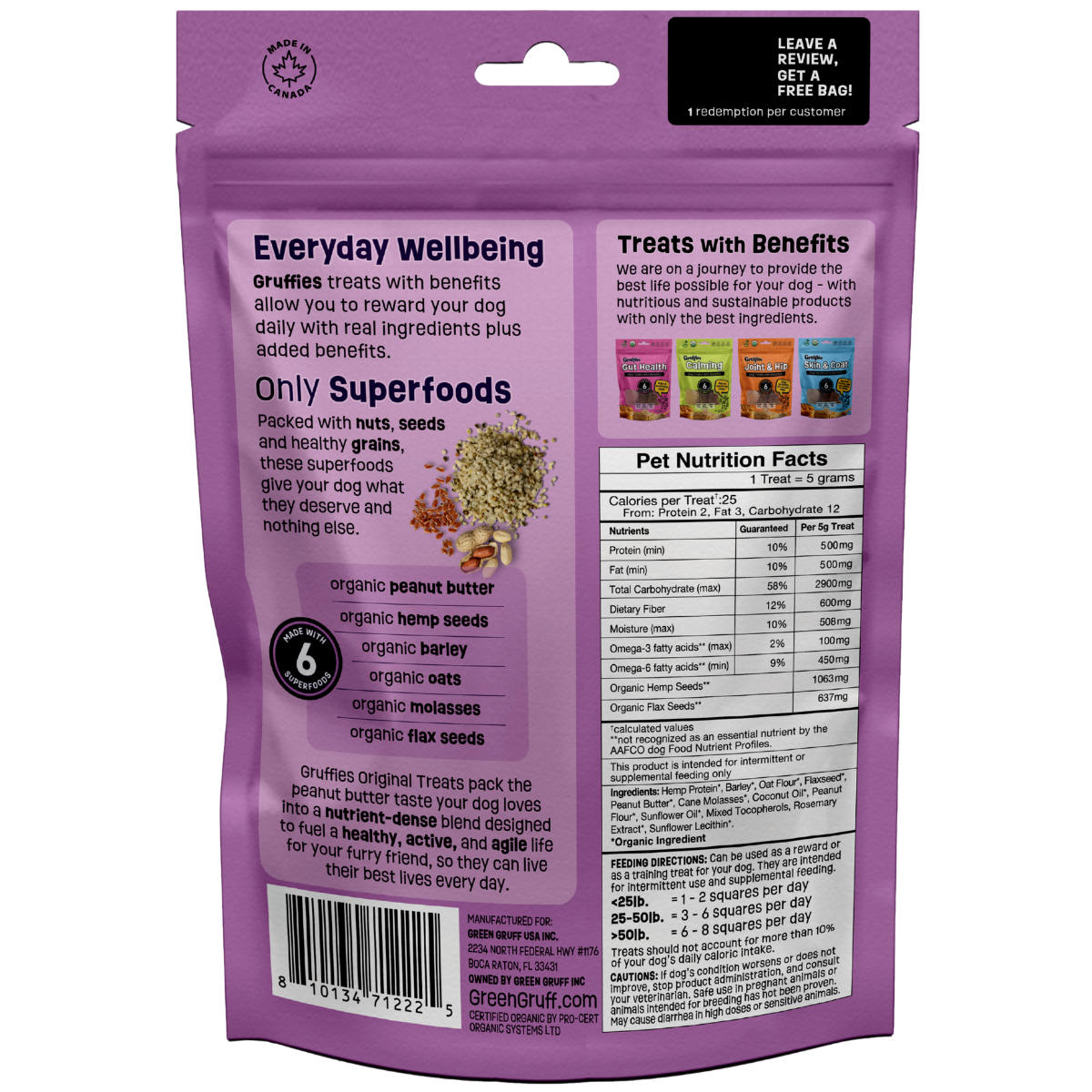 All-Natural Dog Treats With Superfoods