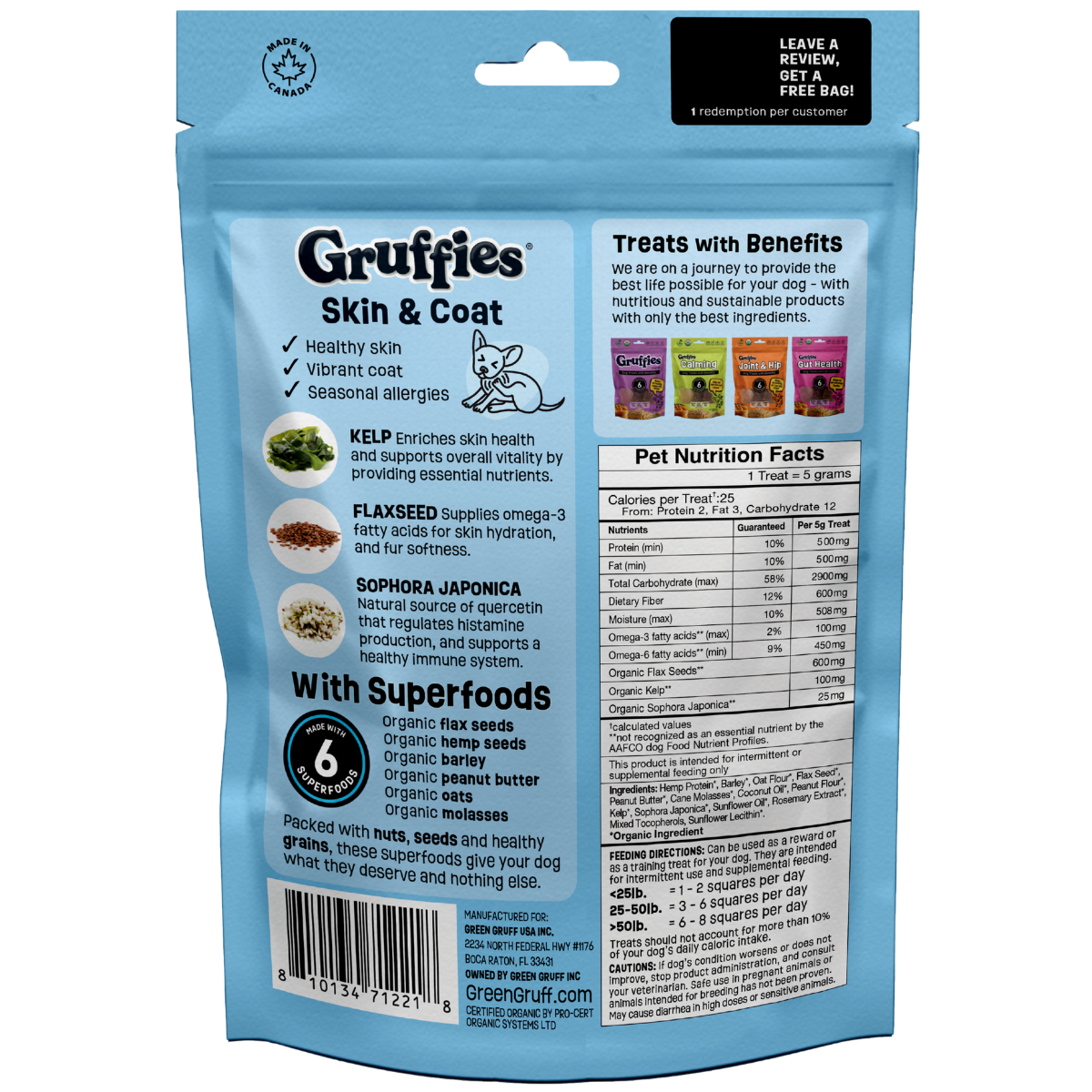 All-Natural Dog Treats With Superfoods