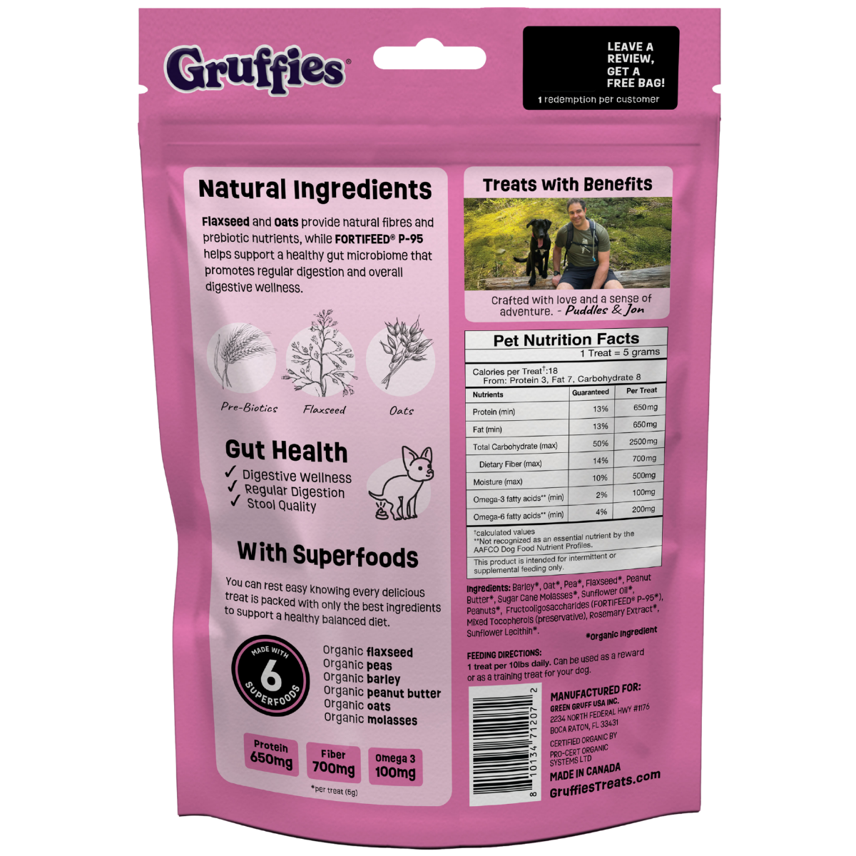 All-Natural Dog Treats With Superfoods
