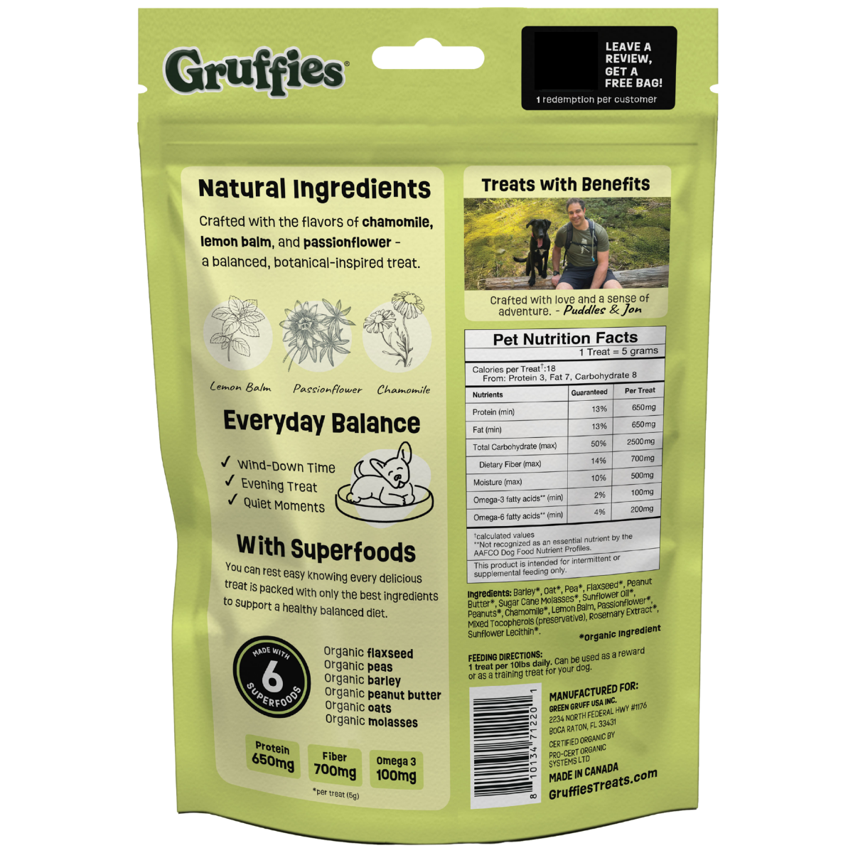 All-Natural Dog Treats With Superfoods