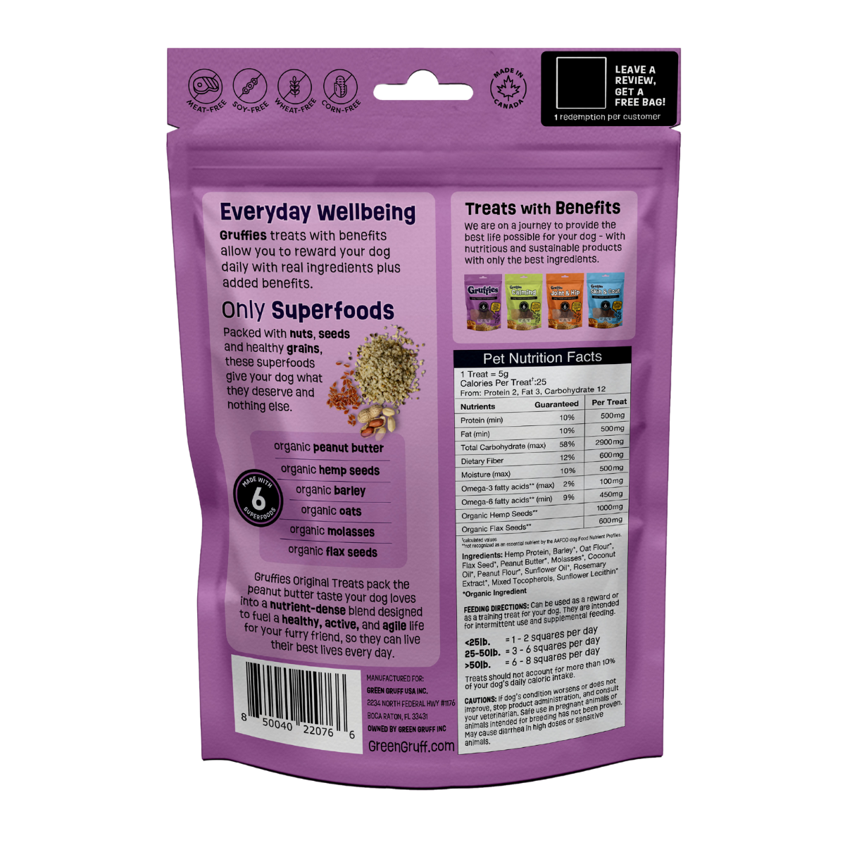 All-Natural Dog Treats With Superfoods