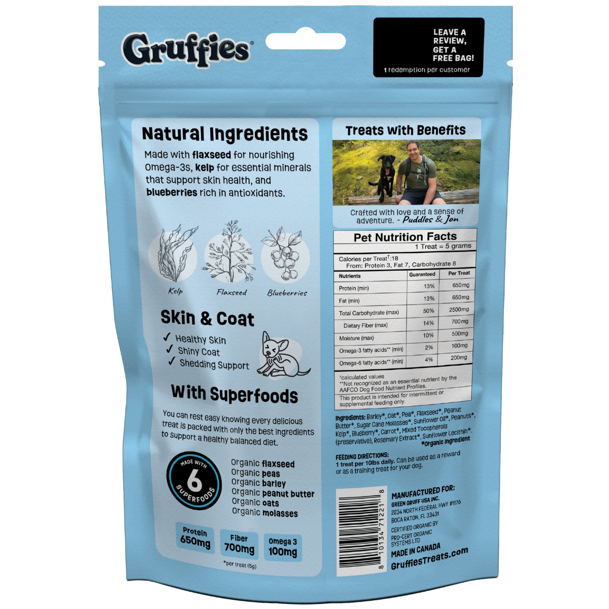 All-Natural Dog Treats With Superfoods